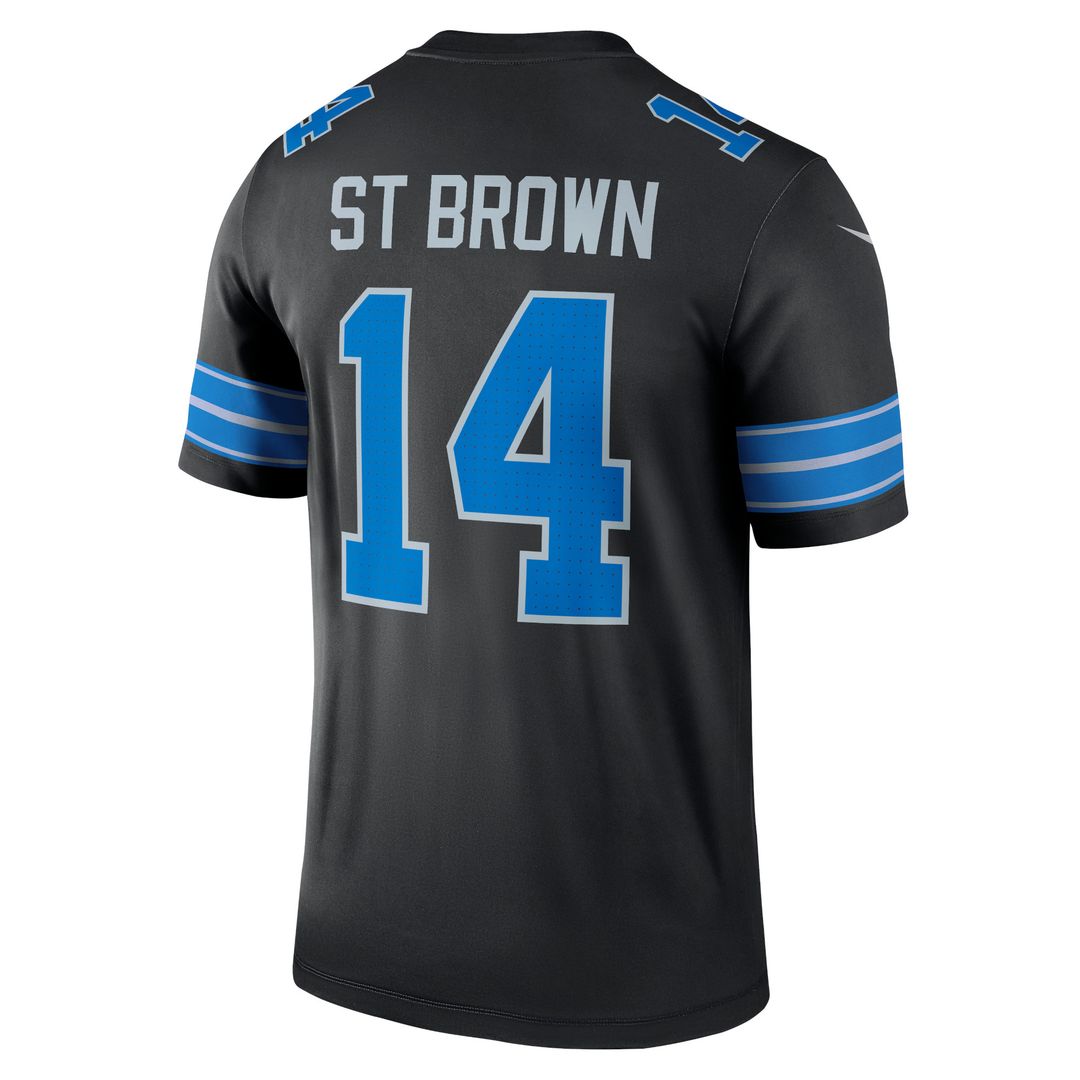 Amon-Ra St. Brown Detroit Lions Nike Legend Player Performance Top - Black NFL Fan Gear Popular Style
