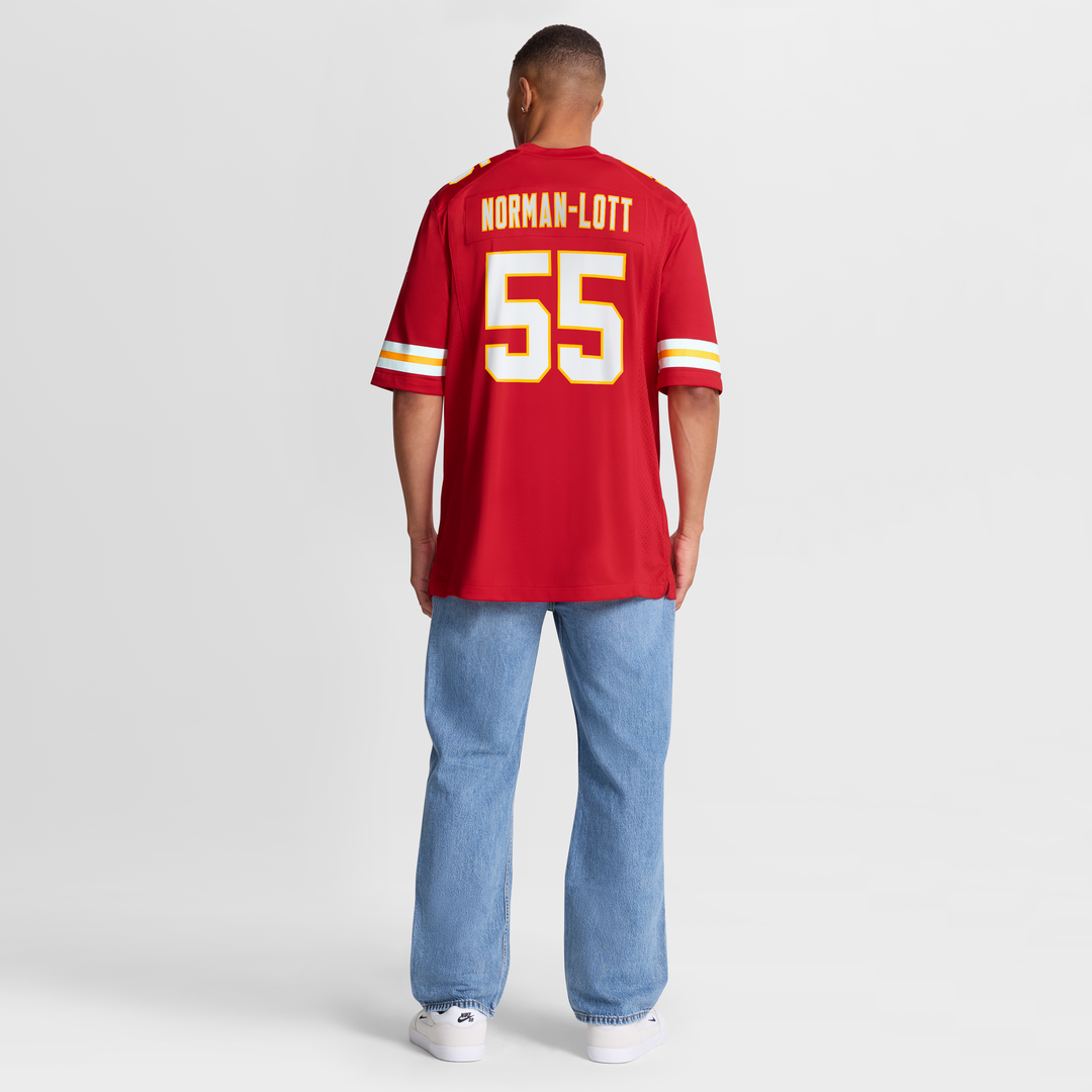 Omarr Norman-Lott Kansas City Chiefs Nike Team Game Jersey - Red Official NFL Team Apparel Football Fan Gear