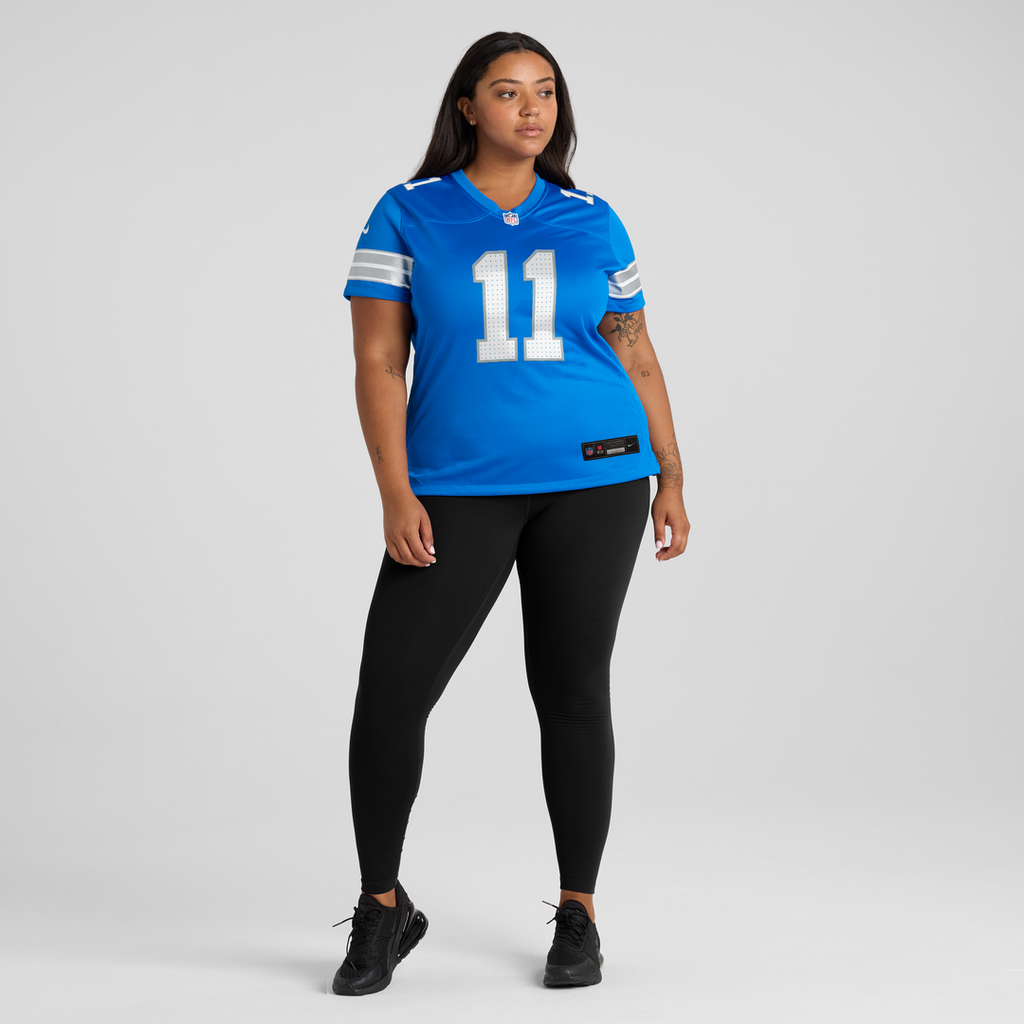 Damone Clark Detroit Lions Nike Women's Team Game Jersey - Blue Official NFL Team Apparel Football Fan Gear