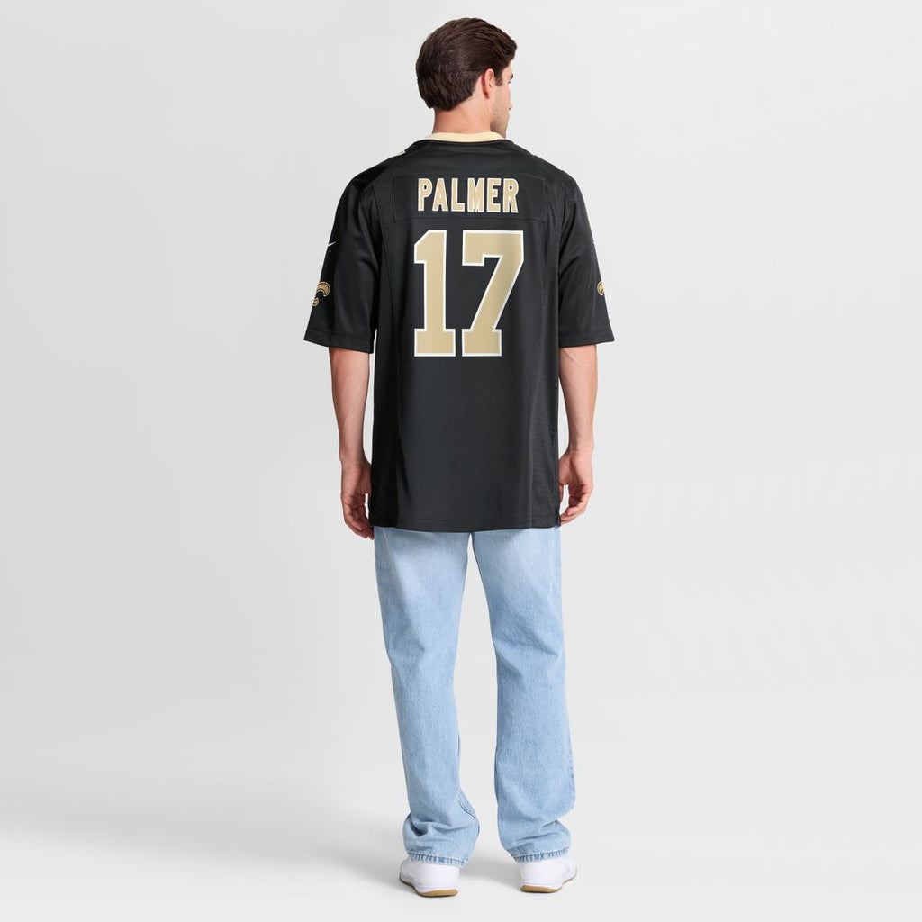Trey Palmer New Orleans Saints Nike Team Game Jersey - Black Official NFL Team Apparel Football Fan Gear