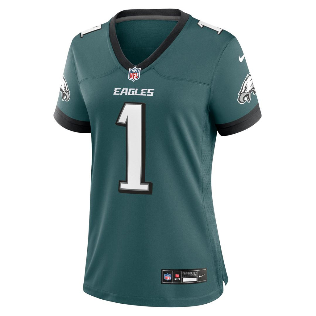 Jalen Hurts Philadelphia Eagles Nike Women's Team Game Jersey - Midnight Green Official NFL Team Apparel Football Fan Gear