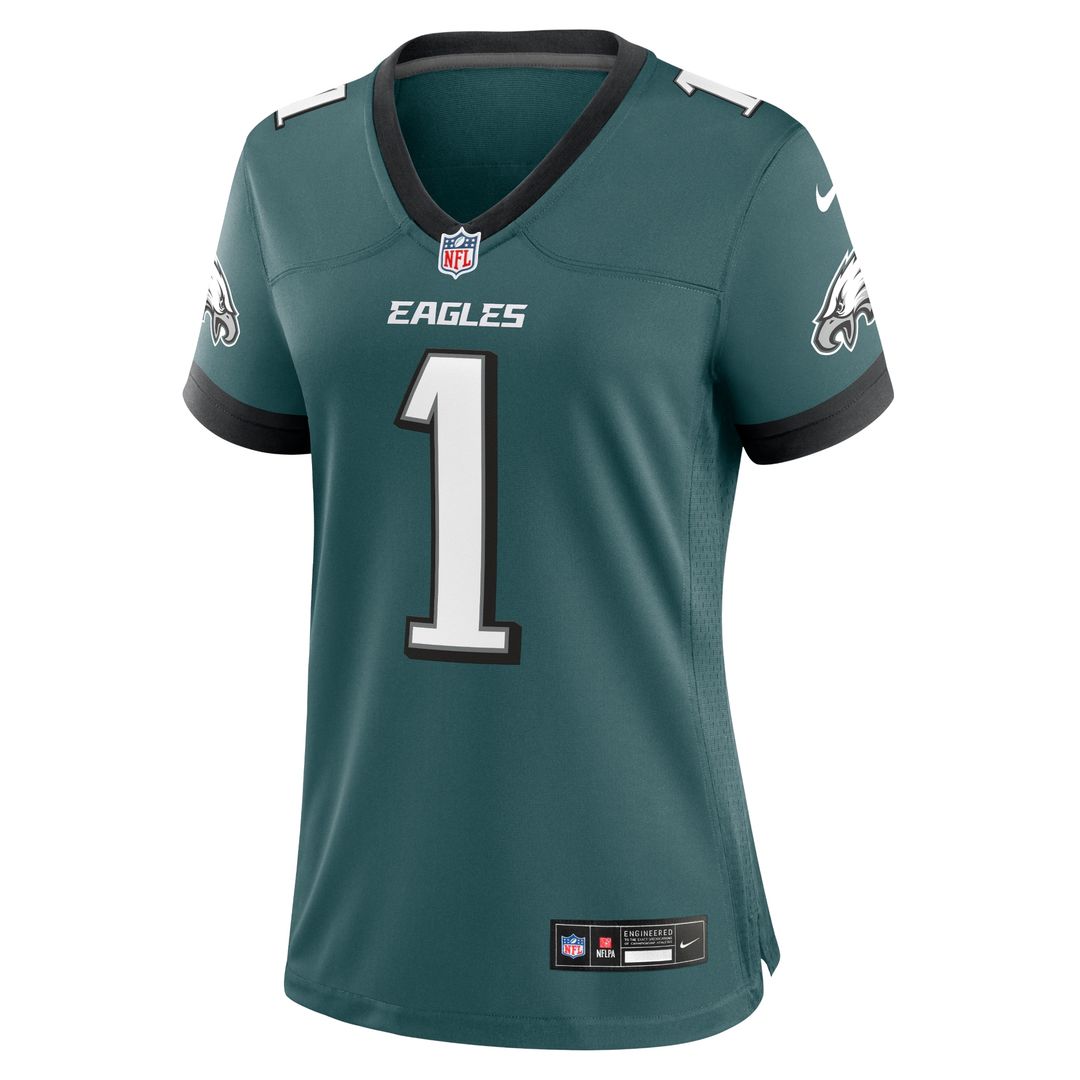 Jalen Hurts Philadelphia Eagles Nike Women's Team Game Jersey - Midnight Green Official NFL Team Apparel Football Fan Gear
