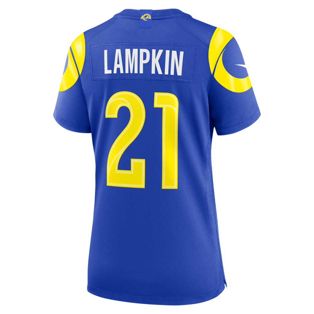Cam Lampkin Los Angeles Rams Nike Women's Team Game Jersey - Royal Official NFL Team Apparel Football Fan Gear