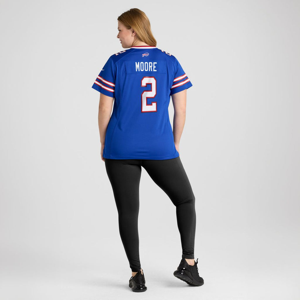 D.J. Moore Buffalo Bills Nike Women's Game Jersey - Royal Official NFL Team Apparel Football Fan Gear