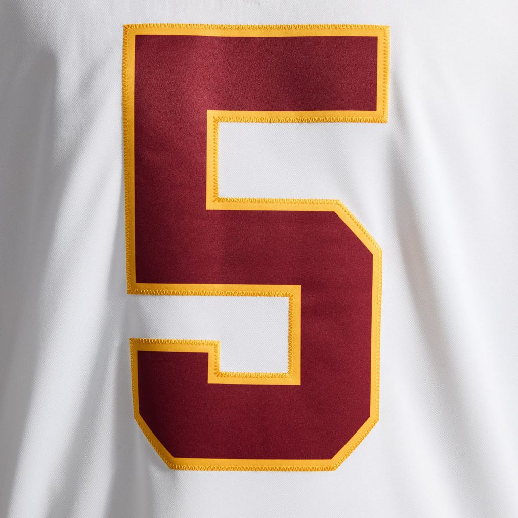 Jayden Daniels Washington Commanders Nike Vapor F.U.S.E. Stitched Limited Jersey - White Official NFL Team Apparel Football Fan Gear