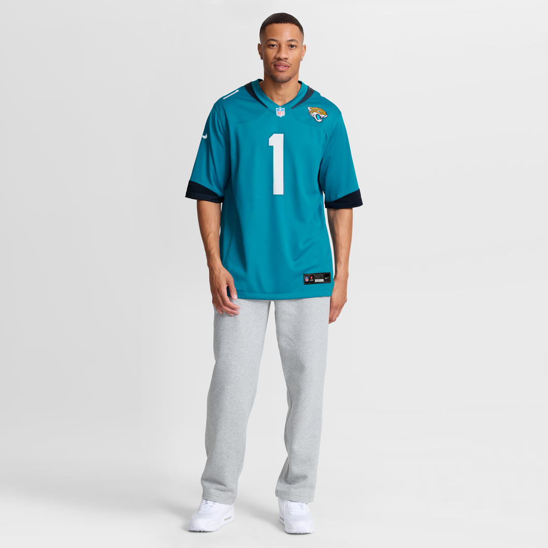 Travis Etienne Jacksonville Jaguars Nike Game Jersey - Teal Official NFL Team Apparel Football Fan Gear
