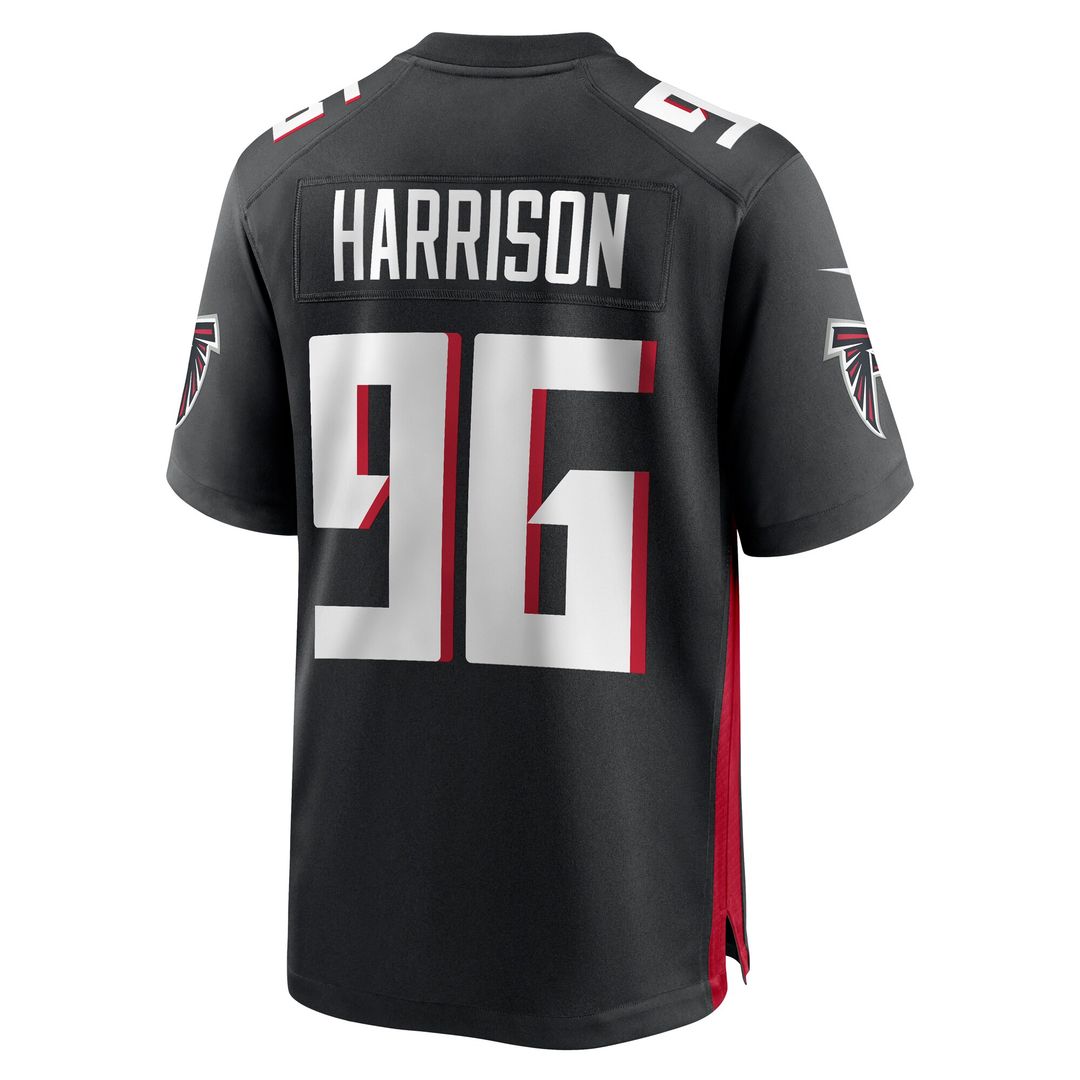 Zach Harrison Atlanta Falcons Nike Team Game Jersey - Black Official NFL Team Apparel Football Fan Gear