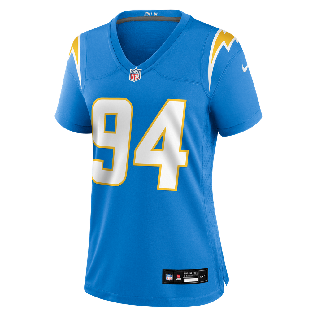 Dalvin Tomlinson Los Angeles Chargers Nike Women's Team Game Jersey - Powder Blue Official NFL Team Apparel Football Fan Gear