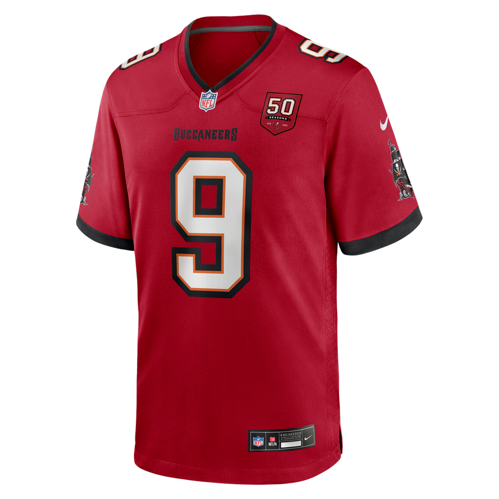 Emeka Egbuka Tampa Bay Buccaneers Nike Team Game Jersey - Red Official NFL Team Apparel Football Fan Gear