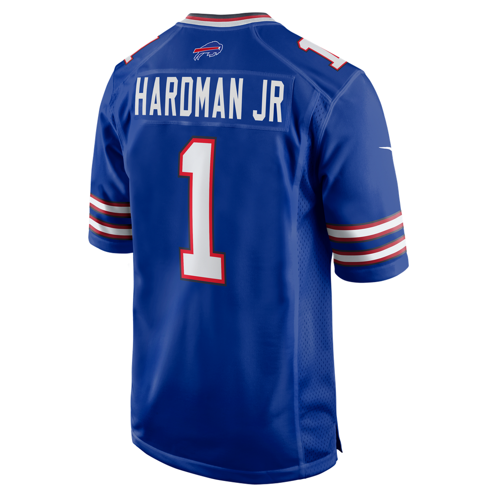 Mecole Hardman Buffalo Bills Nike Team Game Jersey - Royal Official NFL Team Apparel Football Fan Gear