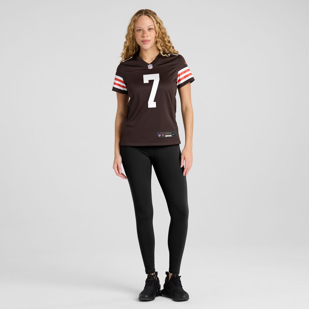 Dustin Hopkins Cleveland Browns Nike Women's Team Game Jersey - Brown Official NFL Team Apparel Football Fan Gear
