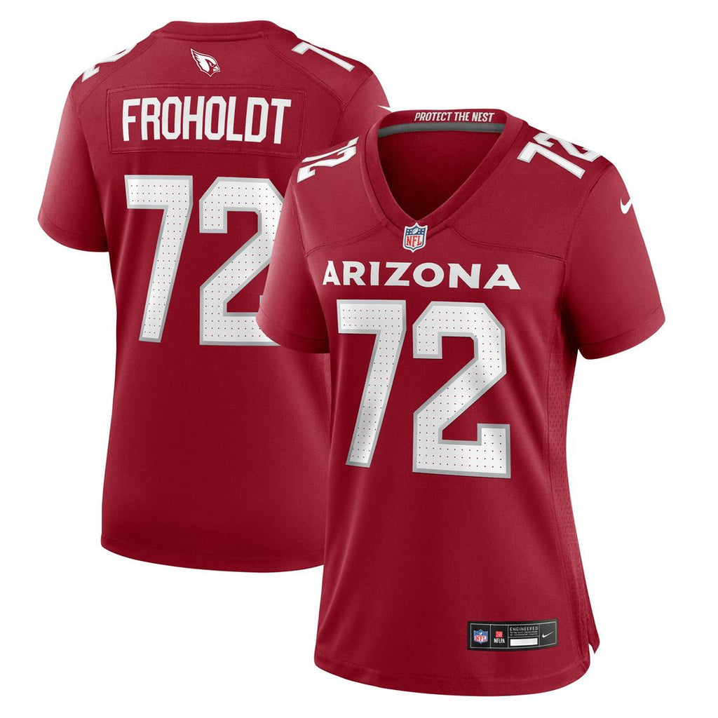 Hjalte Froholdt Arizona Cardinals Nike Women's Game Jersey - Cardinal Official NFL Team Apparel Football Fan Gear
