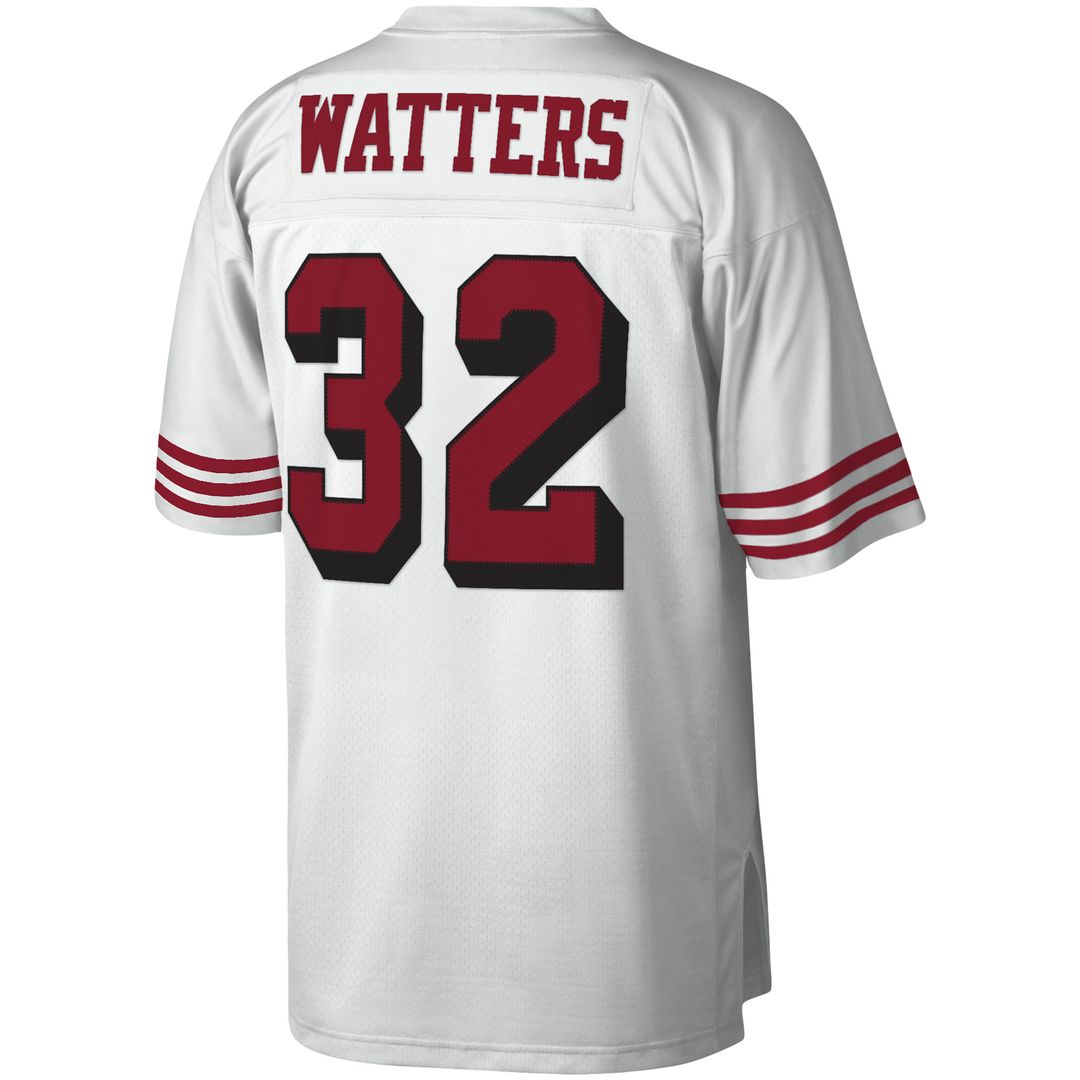 Ricky Watters San Francisco 49ers Mitchell & Ness Legacy Replica Jersey - White Official NFL Team Apparel Football Fan Gear