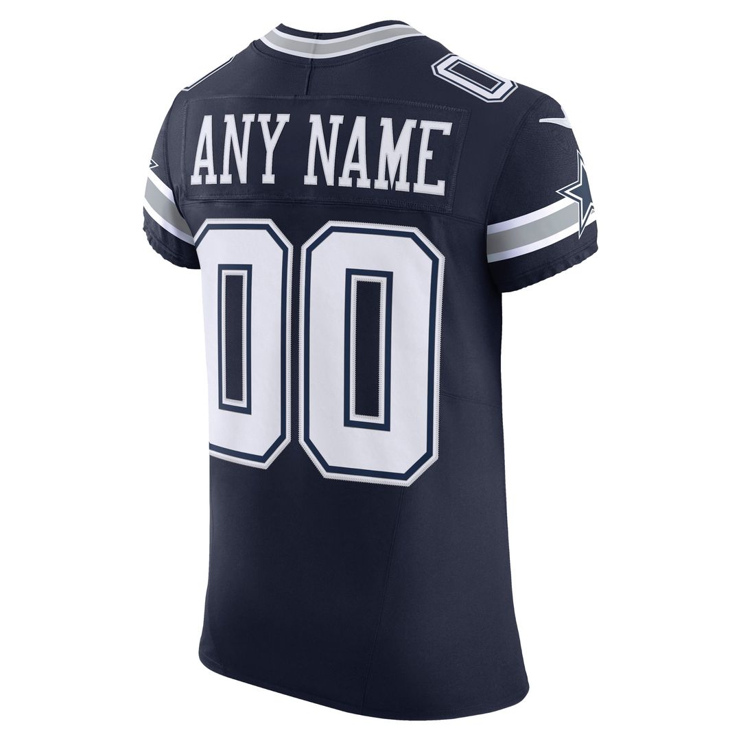 Dallas Cowboys Nike Vapor F.U.S.E. Elite Custom Jersey - Navy Official NFL Team Apparel Football Fan Gear