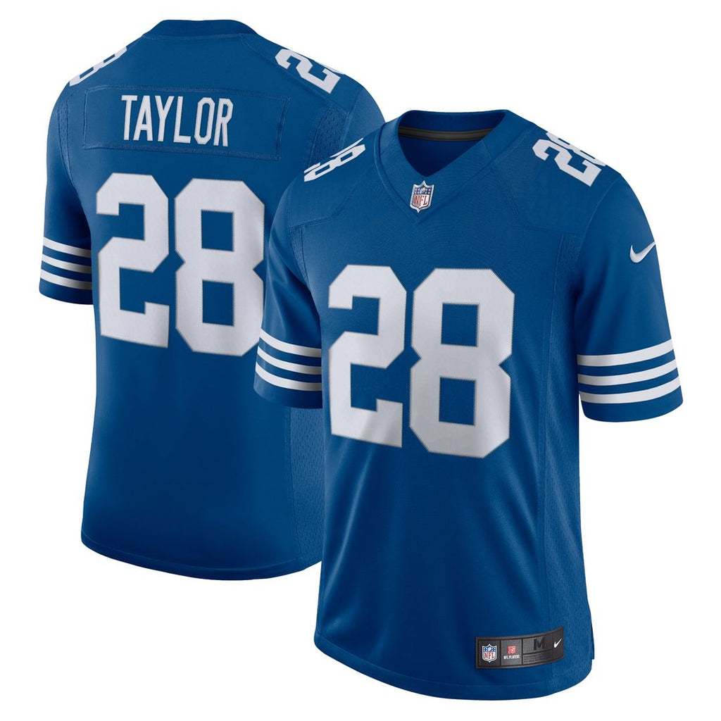 Men's Nike Jonathan Taylor Royal Indianapolis Colts Alternate Vapor Limited Jersey Official NFL Team Apparel Football Fan Gear