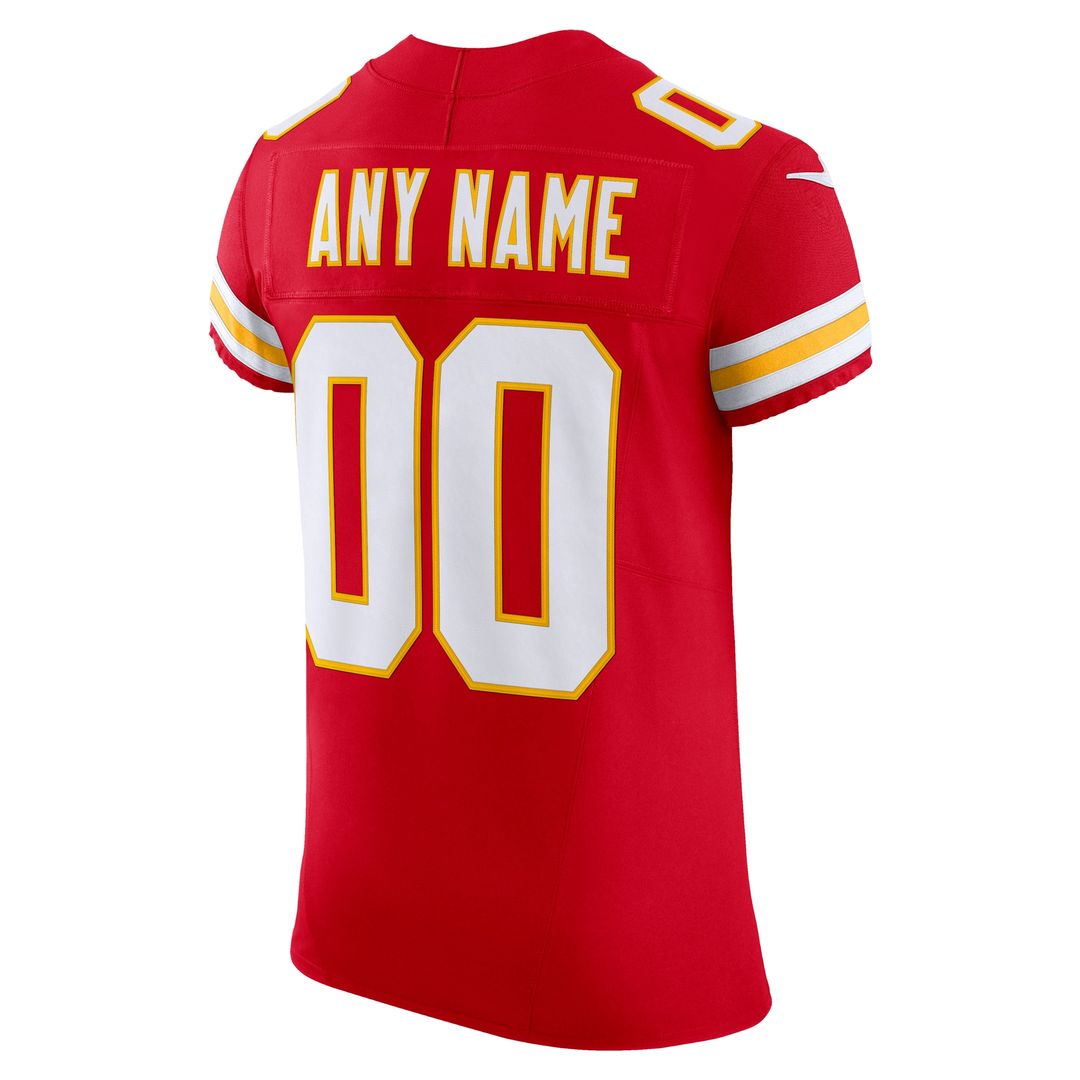 Kansas City Chiefs Nike Vapor F.U.S.E. Elite Custom Jersey - Red Official NFL Team Apparel Football Fan Gear