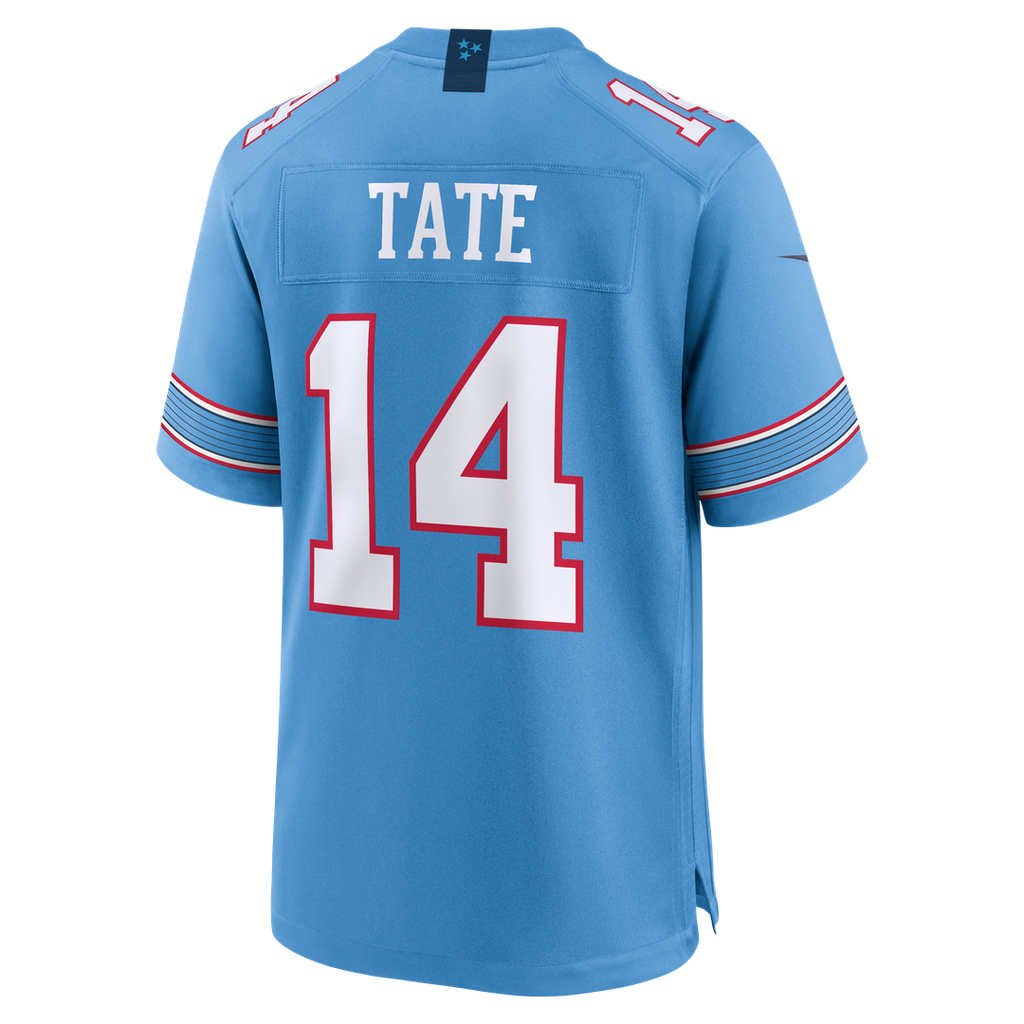 Carnell Tate Tennessee Titans Nike 2026 NFL Draft First Round Pick No. 4 Team Game Jersey - Light Blue Official NFL Team Apparel Football Fan Gear