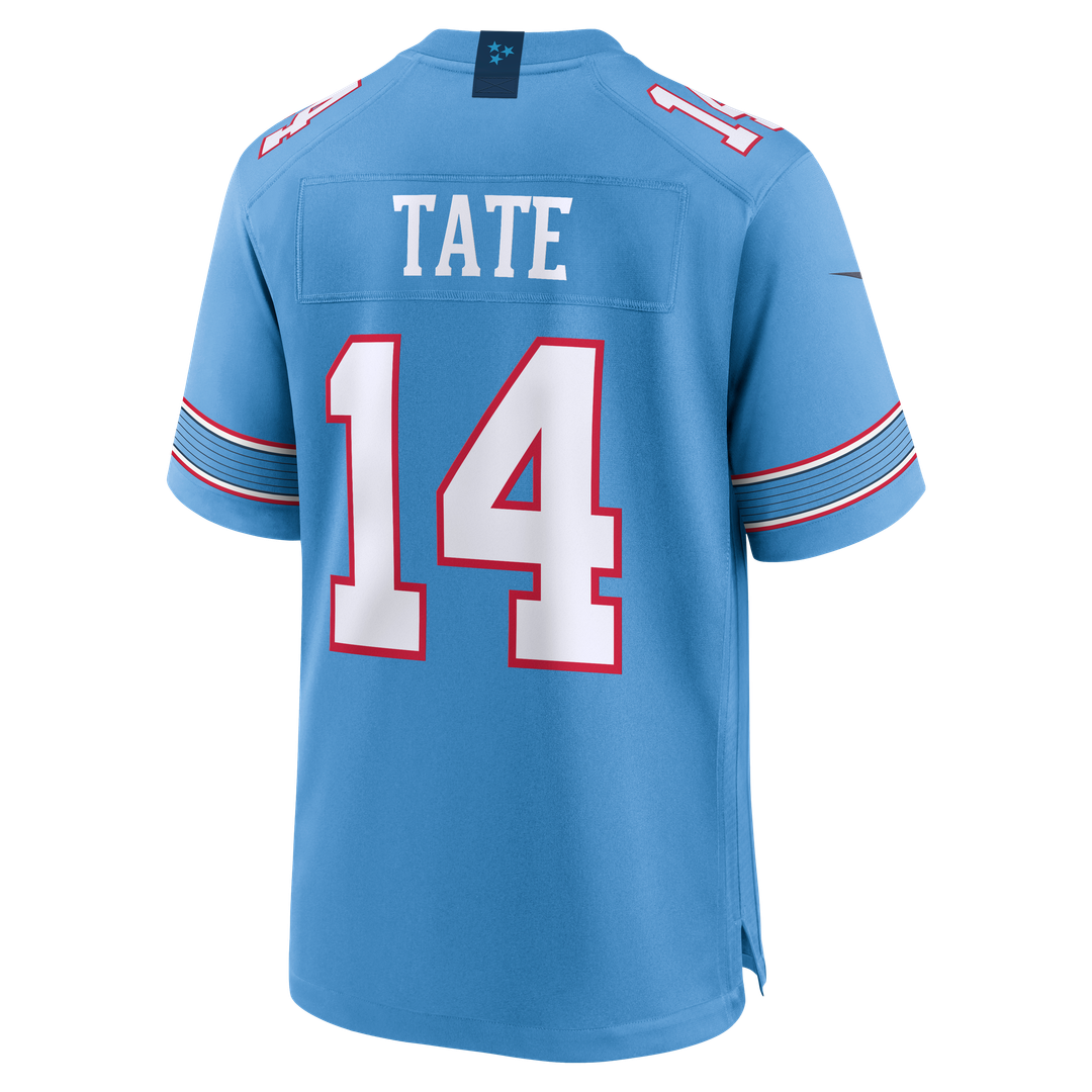 Carnell Tate Tennessee Titans Nike 2026 NFL Draft First Round Pick No. 4 Team Game Jersey - Light Blue Official NFL Team Apparel Football Fan Gear
