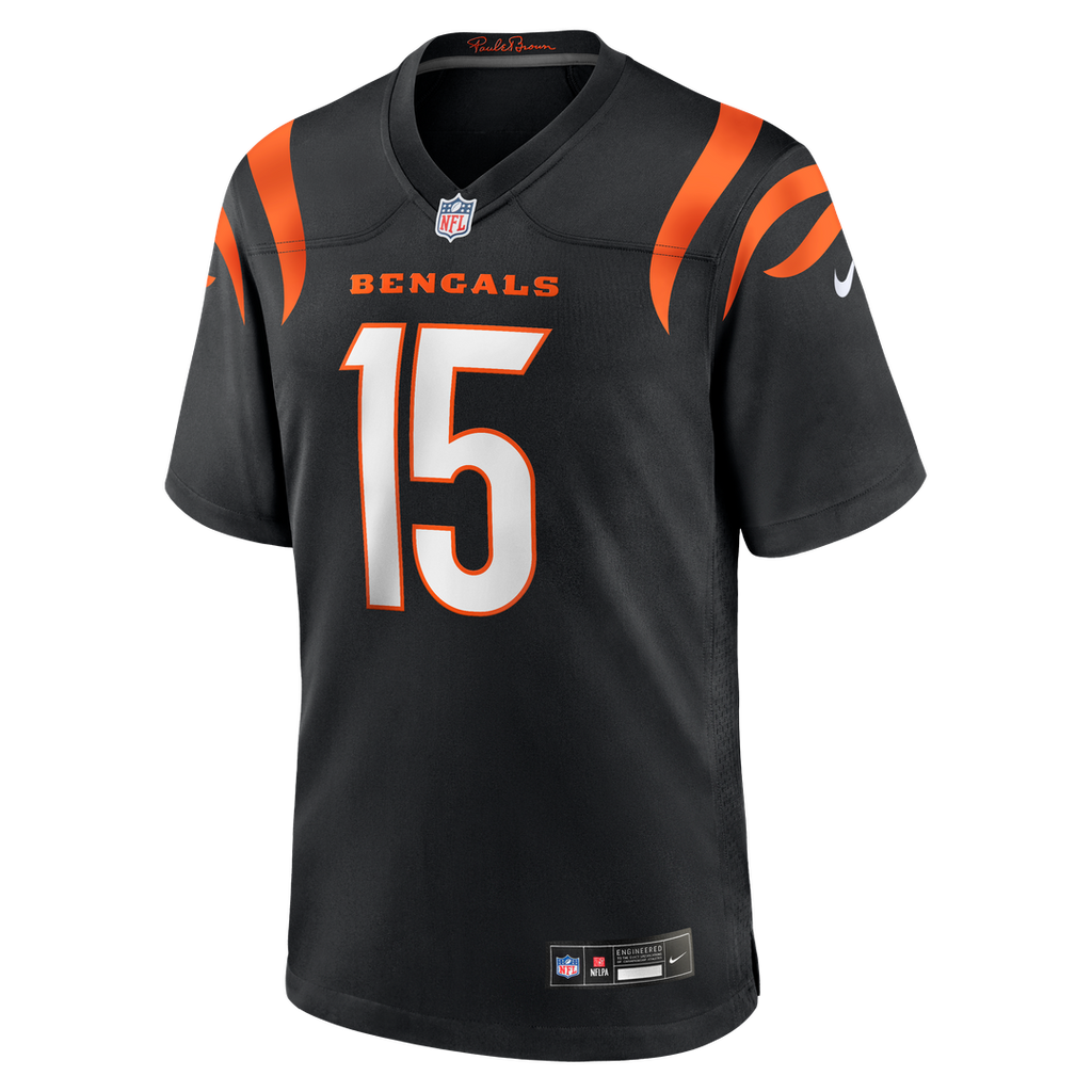 Charlie Jones Cincinnati Bengals Nike Team Game Jersey - Black Official NFL Team Apparel Football Fan Gear