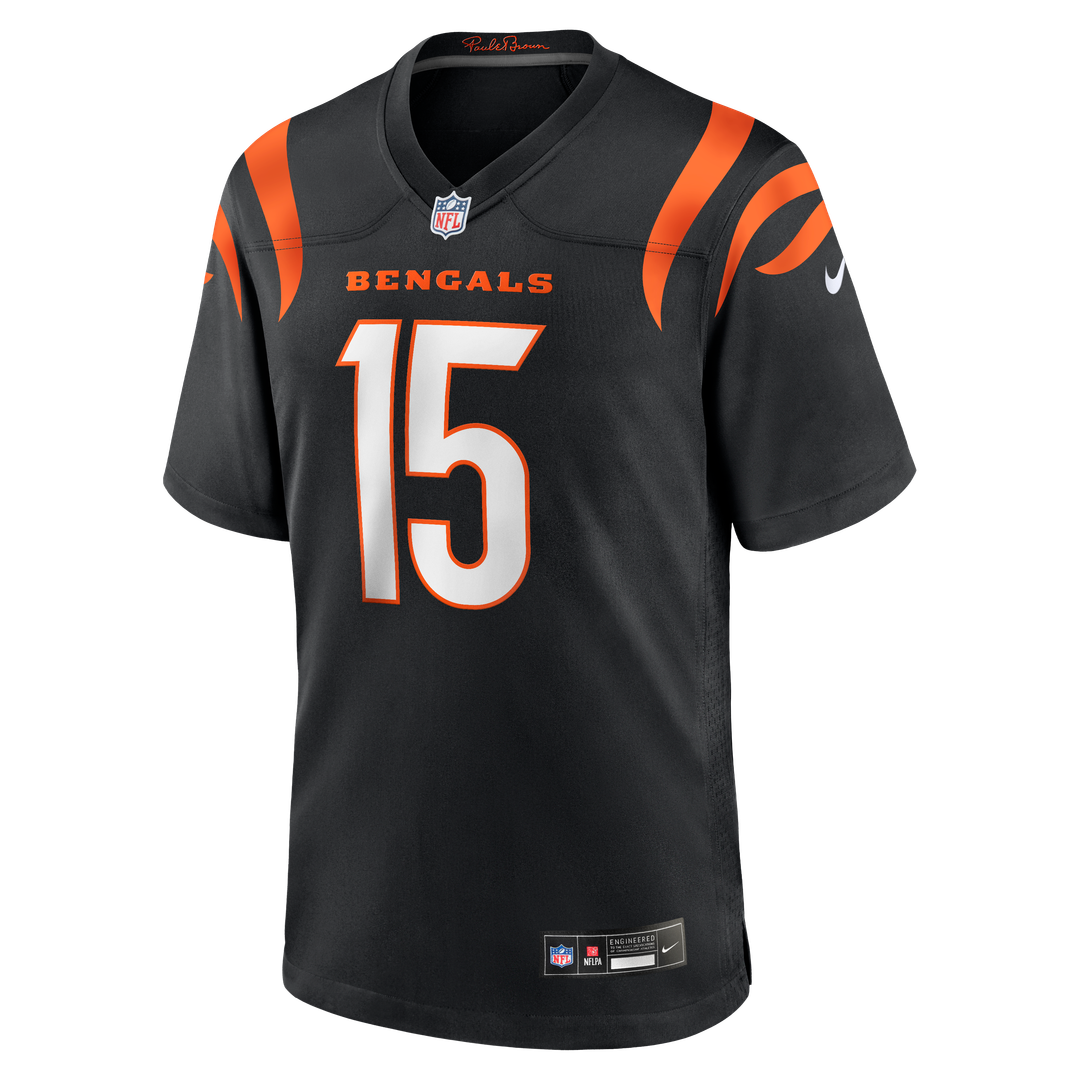 Charlie Jones Cincinnati Bengals Nike Team Game Jersey - Black Official NFL Team Apparel Football Fan Gear