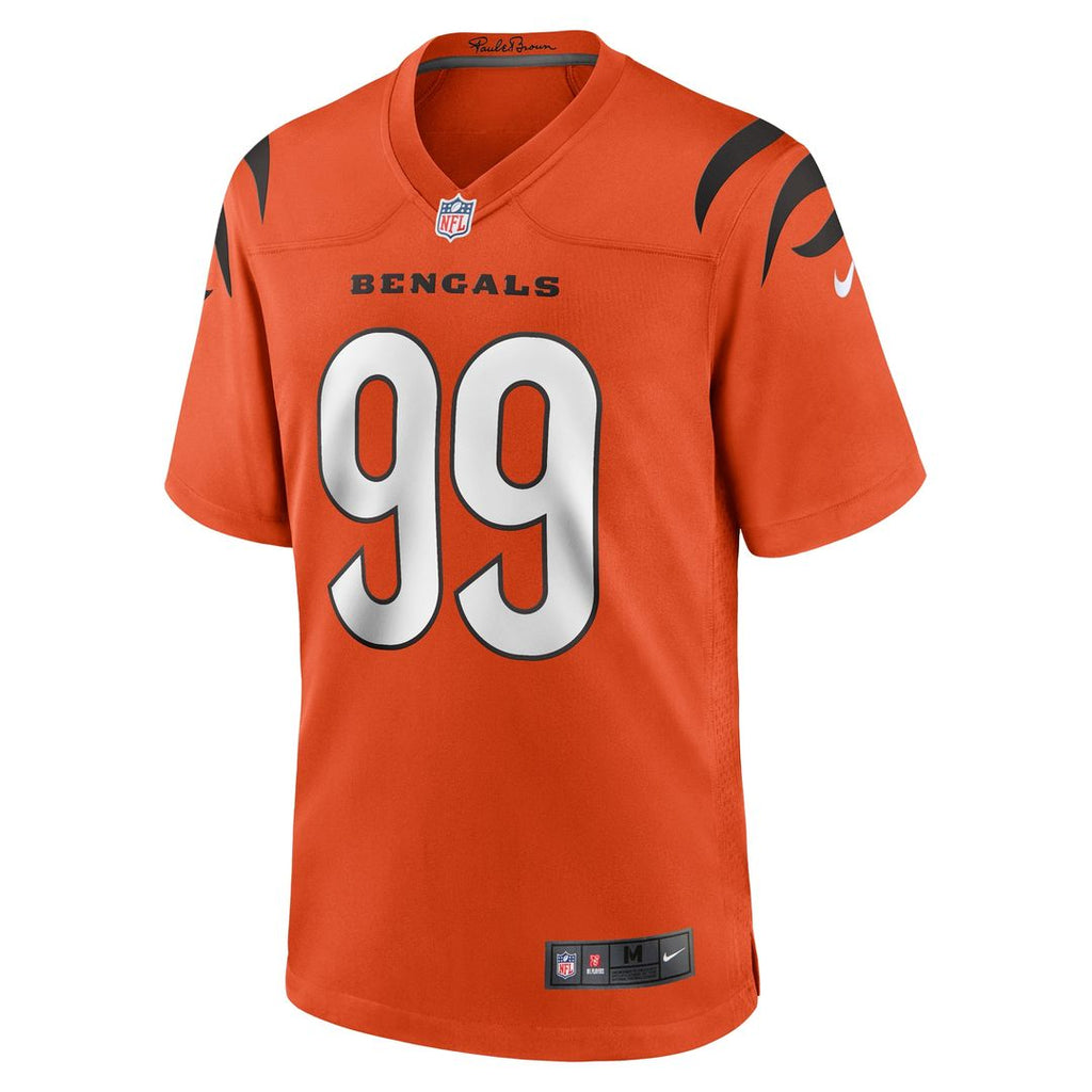 Myles Murphy Cincinnati Bengals Nike Alternate Game Jersey - Orange Official NFL Team Apparel Football Fan Gear