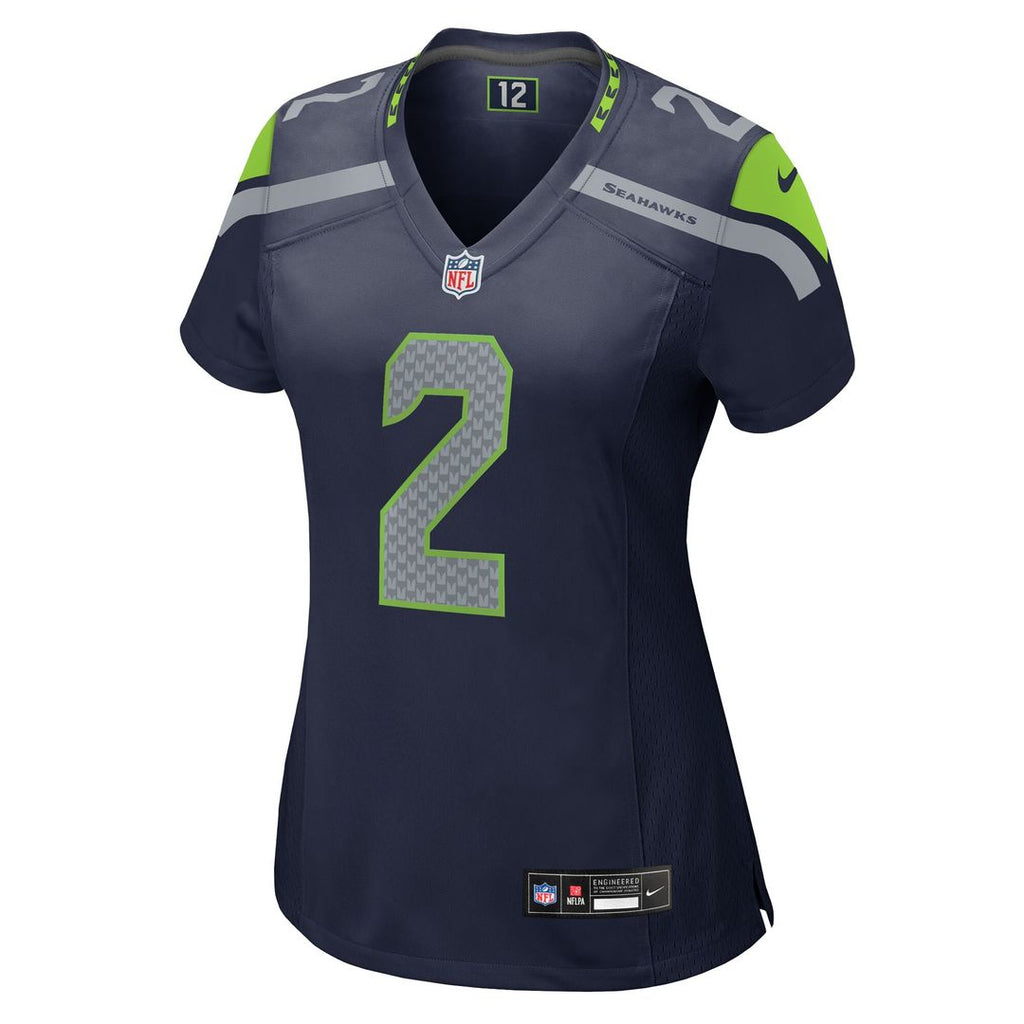 Drew Lock Seattle Seahawks Nike Women's Team Game Jersey - College Navy Official NFL Team Apparel Football Fan Gear