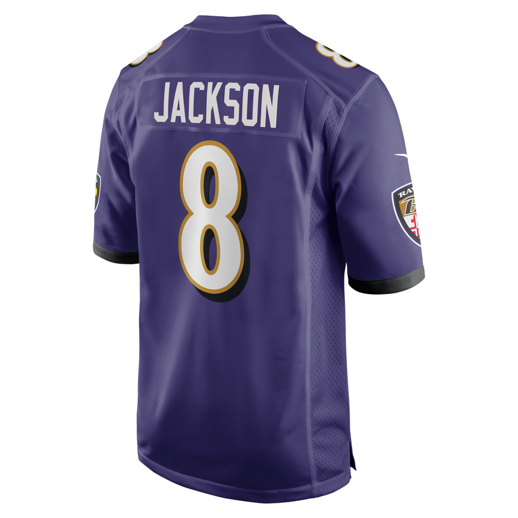Lamar Jackson Baltimore Ravens Nike Game Jersey - Purple Official NFL Team Apparel Football Fan Gear