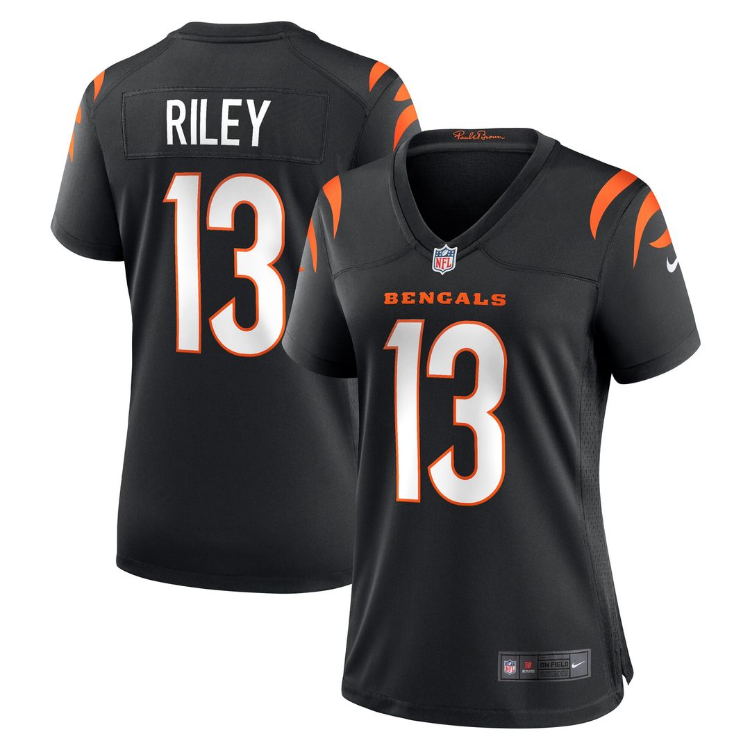 Ken Riley Cincinnati Bengals Nike Women's Retired Player Game Jersey - Black Official NFL Team Apparel Football Fan Gear