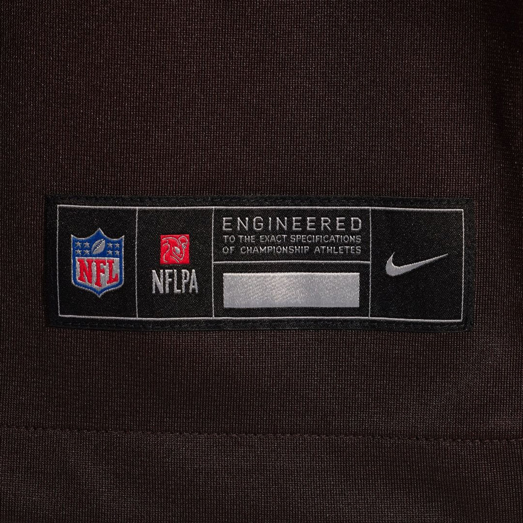 Number 1 Groom Cleveland Browns Nike Game Jersey - Brown Official NFL Team Apparel Football Fan Gear