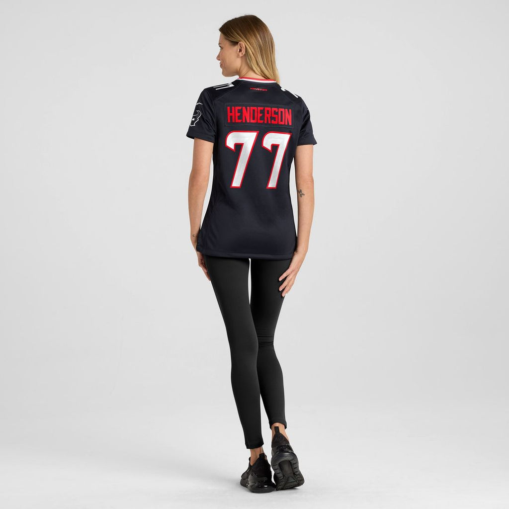 LaDarius Henderson Houston Texans Nike Women's Game Jersey - Navy Official NFL Team Apparel Football Fan Gear