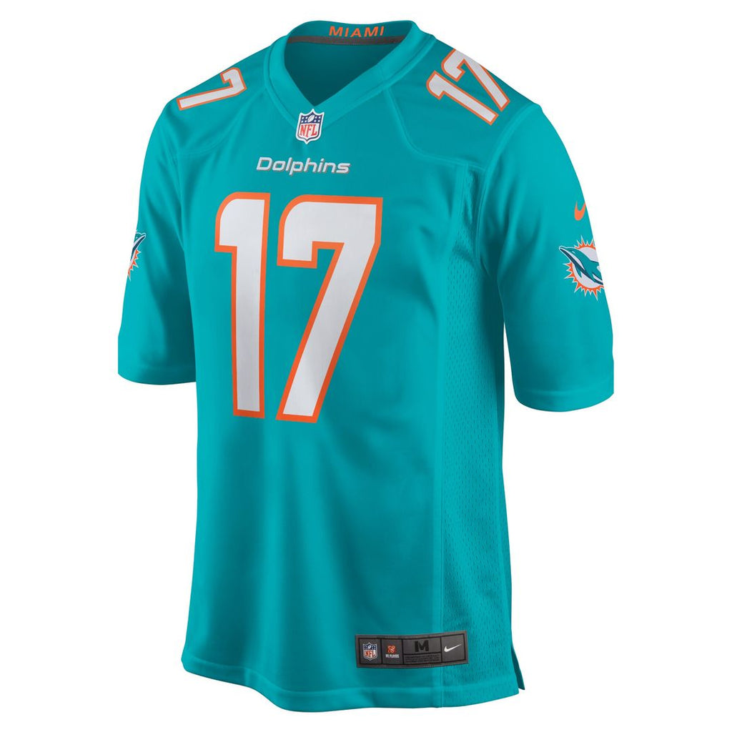 Jaylen Waddle Miami Dolphins Nike Youth Game Jersey - Aqua Official NFL Team Apparel Football Fan Gear
