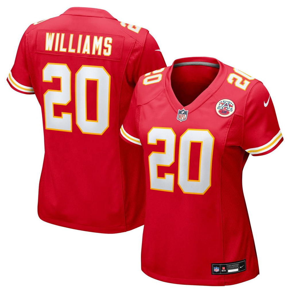Nohl Williams Kansas City Chiefs Nike Women's Team Game Jersey - Red Official NFL Team Apparel Football Fan Gear