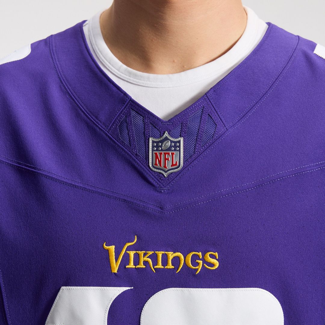 Justin Jefferson Minnesota Vikings Nike Vapor F.U.S.E. Elite Jersey - Purple Official NFL Team Apparel Football Fan Gear