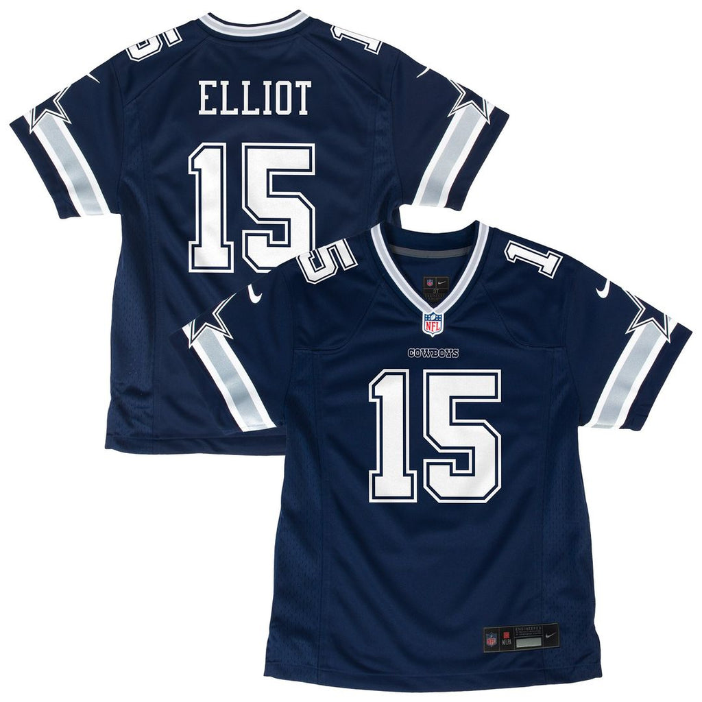 Ezekiel Elliott Dallas Cowboys Nike Youth Game Jersey - Navy Official NFL Team Apparel Football Fan Gear