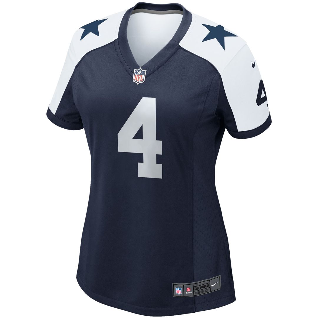 Dak Prescott Dallas Cowboys Nike Women's Team Game Jersey - White Official NFL Team Apparel Football Fan Gear
