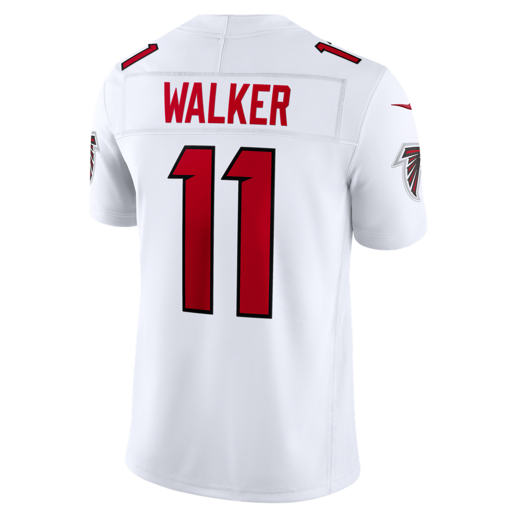 Jalon Walker Atlanta Falcons Nike Vapor F.U.S.E. Stitched Limited Jersey - White Official NFL Team Apparel Football Fan Gear