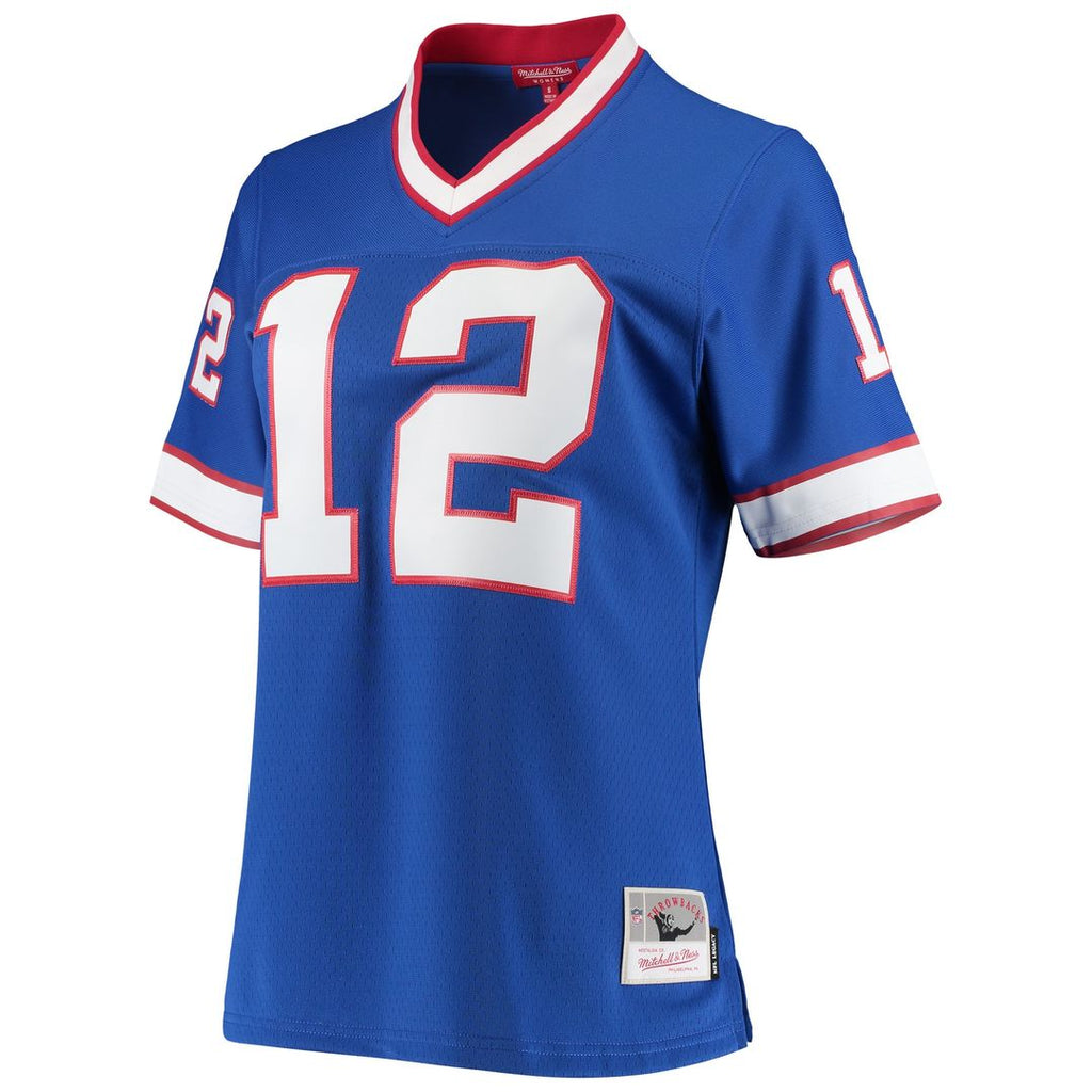 Jim Kelly Buffalo Bills Mitchell & Ness Women's 1990 Legacy Replica Jersey - Royal Official NFL Team Apparel Football Fan Gear