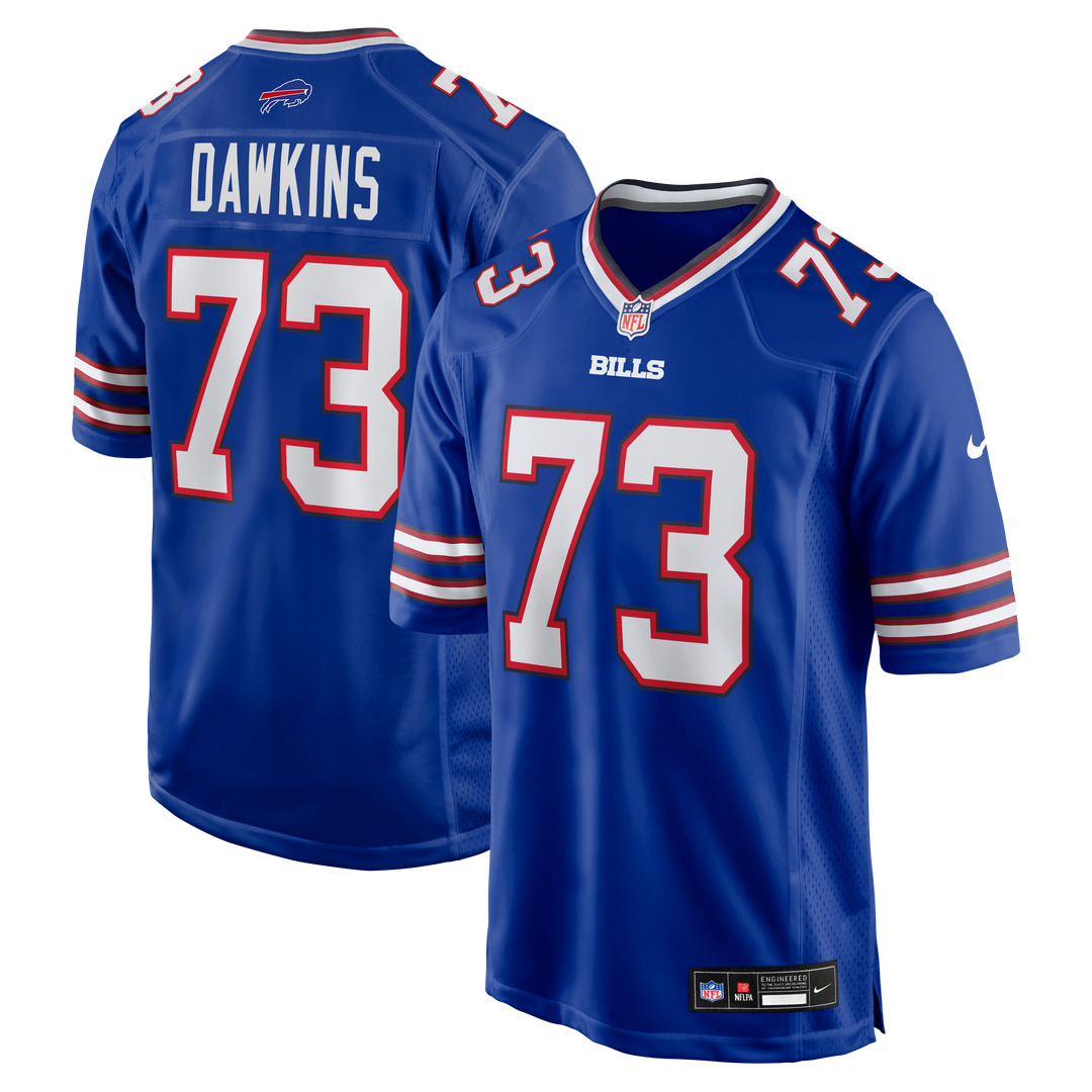 Dion Dawkins Buffalo Bills Nike Game Player Jersey - Royal Official NFL Team Apparel Football Fan Gear