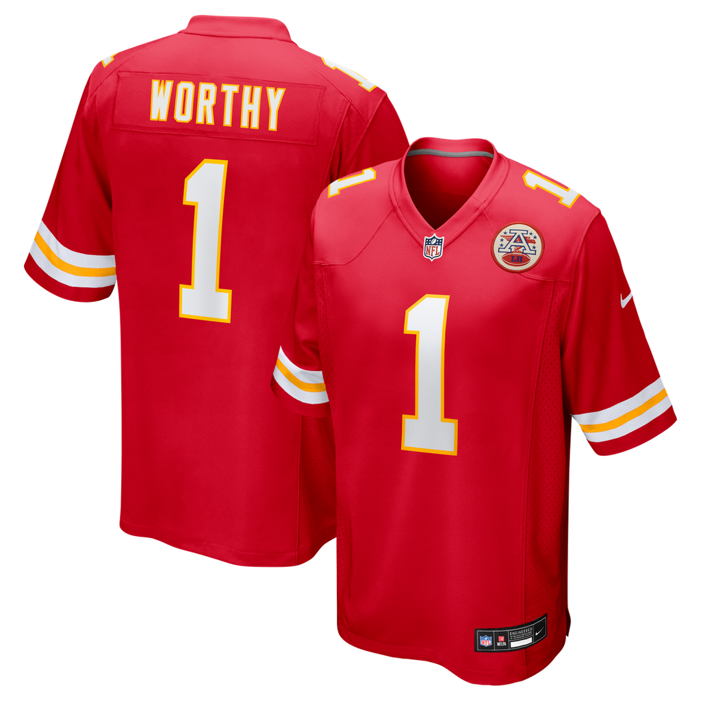 Xavier Worthy Kansas City Chiefs Nike Player Game Jersey - Red Official NFL Team Apparel Football Fan Gear