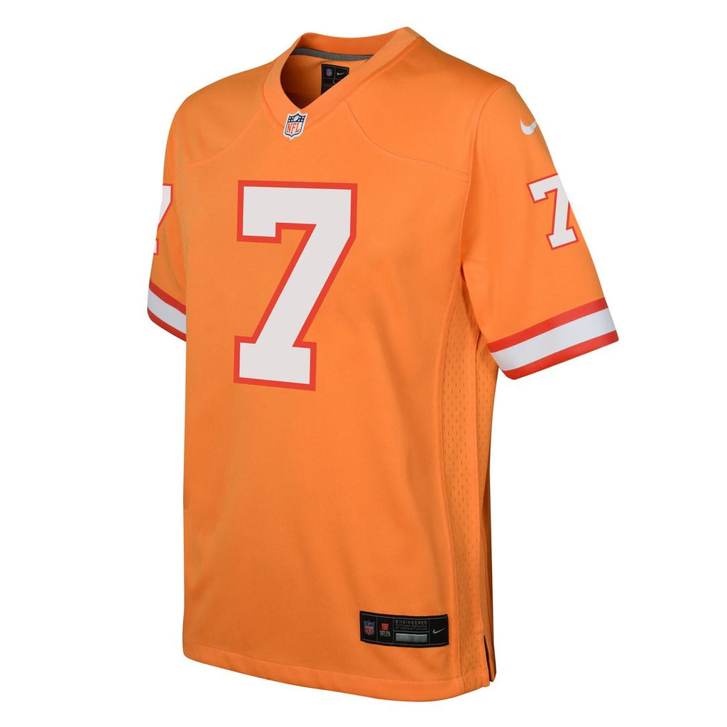 Bucky Irving Tampa Bay Buccaneers Nike Youth Alternate Game Jersey - Orange Official NFL Team Apparel Football Fan Gear