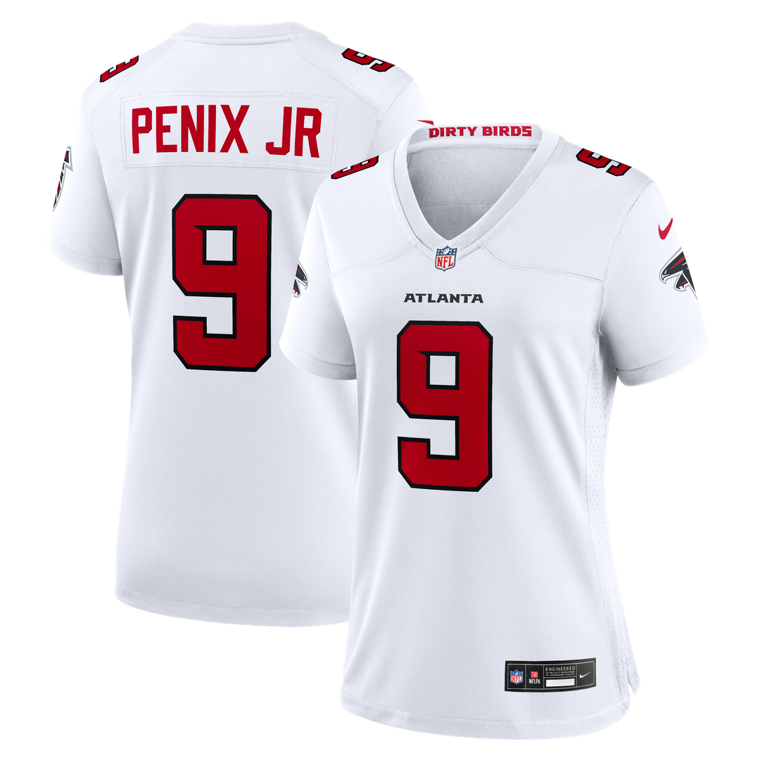 Michael Penix Jr. Atlanta Falcons Nike Women's Game Jersey - White Official NFL Team Apparel Football Fan Gear