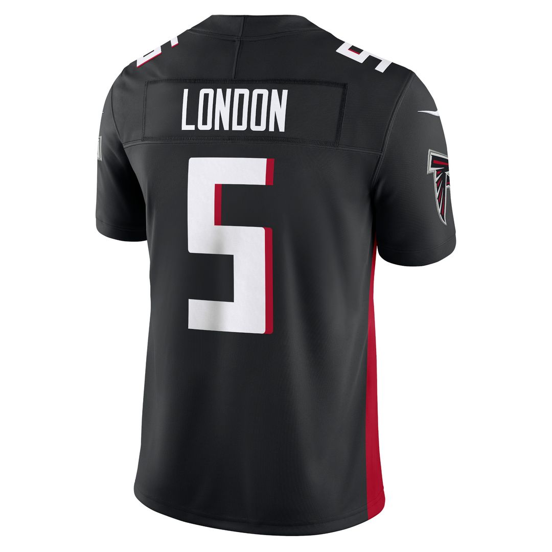 Drake London Atlanta Falcons Nike Vapor F.U.S.E. Limited Jersey - Black Official NFL Team Apparel Football Fan Gear