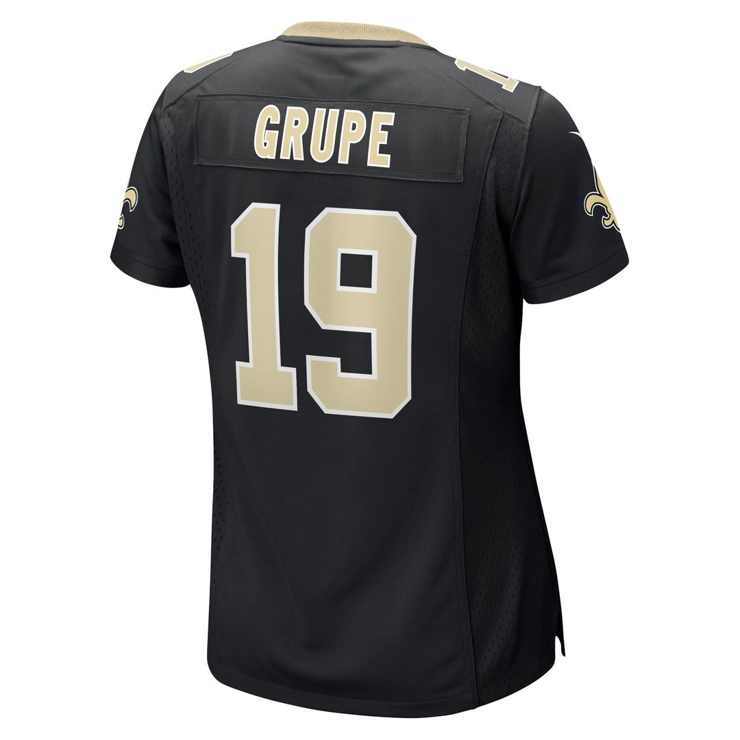 Blake Grupe New Orleans Saints Nike Women's Team Game Jersey - Black Official NFL Team Apparel Football Fan Gear