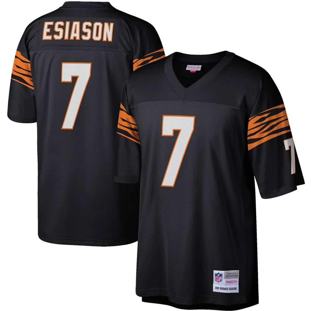 Boomer Esiason Cincinnati Bengals Mitchell & Ness Legacy Replica Jersey - Black Official NFL Team Apparel Football Fan Gear