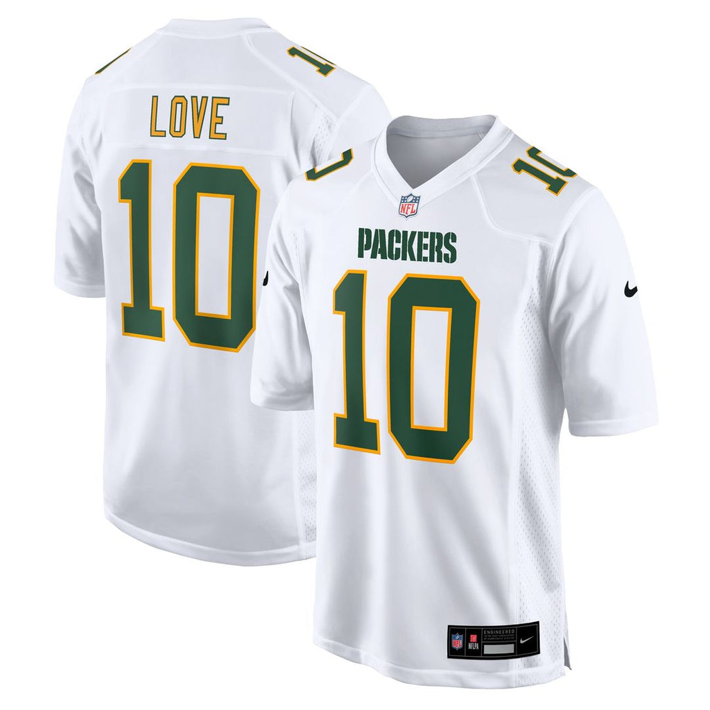 Jordan Love Green Bay Packers Nike Fashion Game Jersey - White Official NFL Team Apparel Football Fan Gear