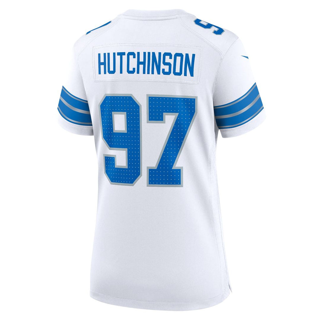 Aidan Hutchinson Detroit Lions Nike Women's Alternate Game Jersey - Blue Official NFL Team Apparel Football Fan Gear