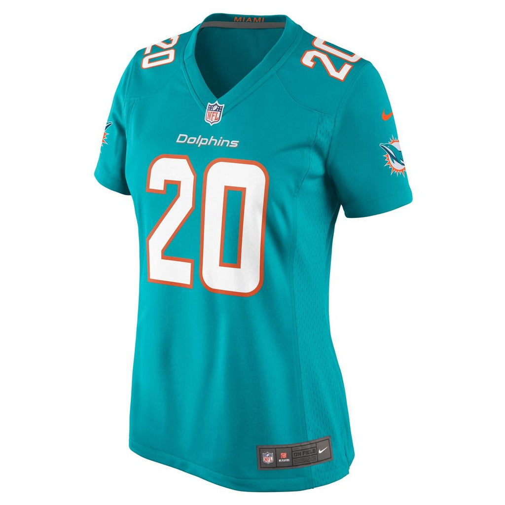 Jordyn Brooks Miami Dolphins Nike Women's Game Jersey - Aqua Official NFL Team Apparel Football Fan Gear