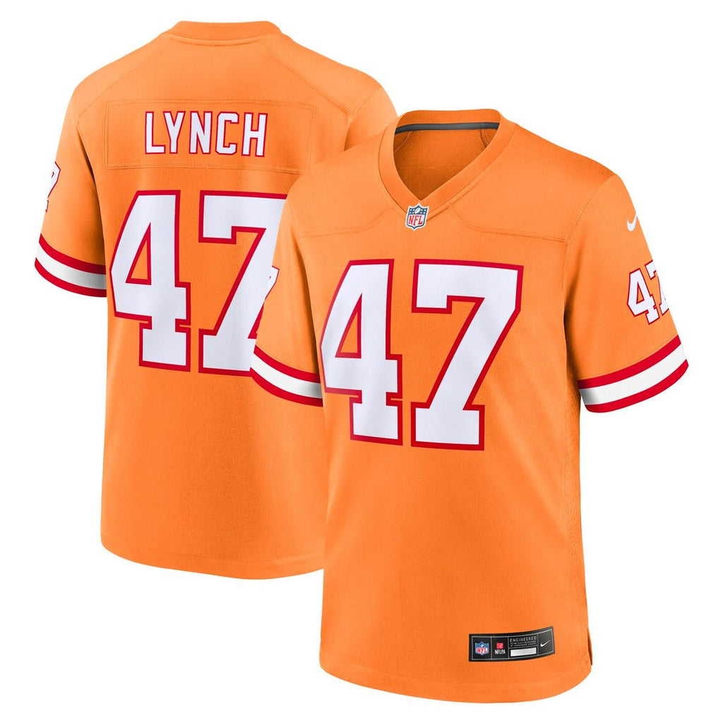 John Lynch Tampa Bay Buccaneers Nike Youth Retired Player Game Jersey - Orange Official NFL Team Apparel Football Fan Gear