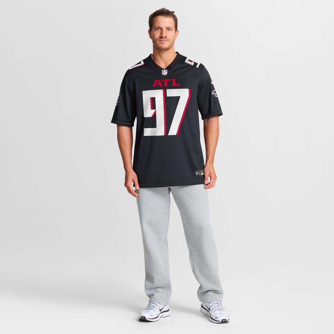 Grady Jarrett Atlanta Falcons Nike Game Player Jersey - Black Official NFL Team Apparel Football Fan Gear