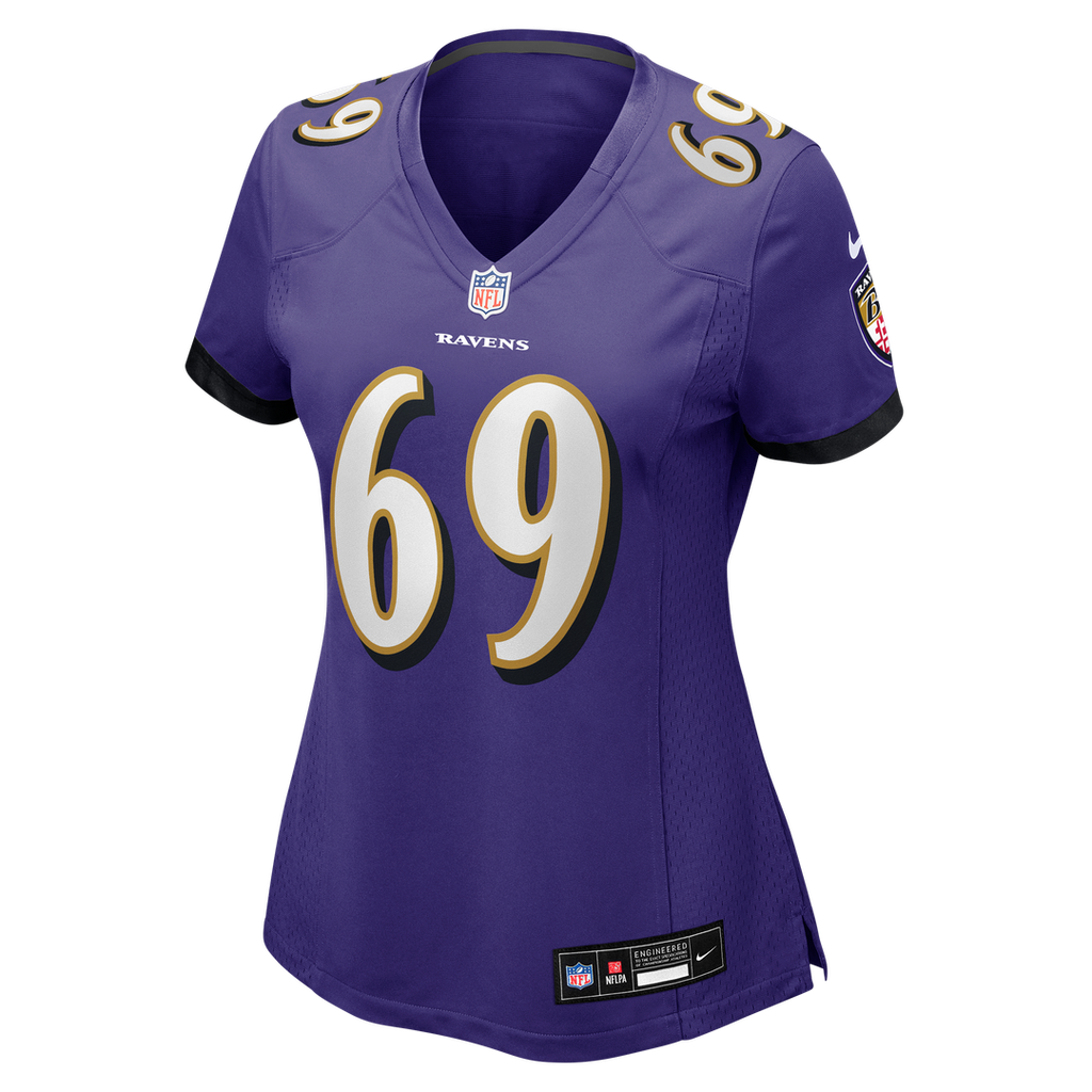 Josh Tupou Baltimore Ravens Nike Women's Team Game Jersey - Purple Official NFL Team Apparel Football Fan Gear